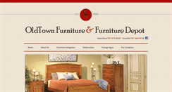 Desktop Screenshot of oldtownfurnitures.com